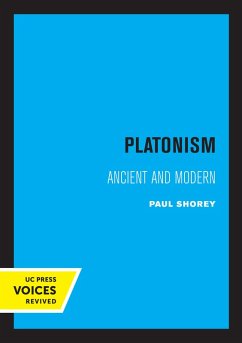 Platonism (eBook, ePUB) - Shorey, Paul
