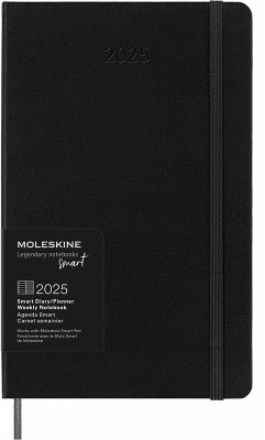 Cover Moleskine 12 Month 2025 Smart Weekly Planner, Hard Cover, Large (5