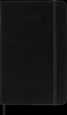 Moleskine Classic 12 Month 2025 Weekly Vertical Planner, Hard Cover, Pocket (3.5