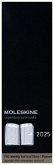 Moleskine PRO 12 Month 2025 Weekly Vertical Planner, Hard Cover, Large (5" x 8.25"), Black, 288 pages