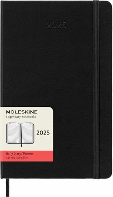 Moleskine Classic 12 Month 2025 Daily Planner, Hard Cover, Large (5