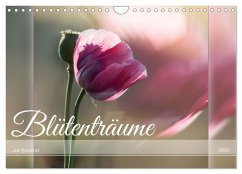 Blütenträume - im Quadrat (Wandkalender 2025 DIN A4 quer), CALVENDO Monatskalender