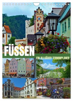 Füssen - Ein Allgäuer Terminplaner (Wandkalender 2025 DIN A4 hoch), CALVENDO Monatskalender - Calvendo;Felix, Holger