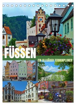 Füssen - Ein Allgäuer Terminplaner (Tischkalender 2025 DIN A5 hoch), CALVENDO Monatskalender