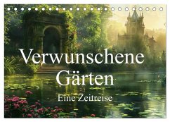 Verwunschene Gärten - Eine Zeitreise (Tischkalender 2025 DIN A5 quer), CALVENDO Monatskalender - Calvendo;Wunderlich, Simone