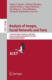 Analysis of Images, Social Networks and Texts (eBook, PDF)