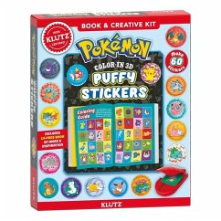 Pokemon Color-In 3D Puffy Stickers - Editors Of Klutz