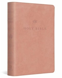 Cover ESV Large Print Compact Bible, Red Letter (Trutone, Blush Rose)