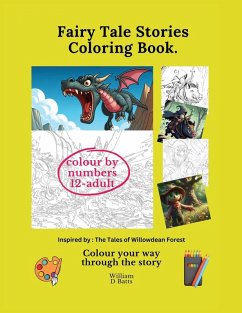 Cover Fairy tale stories colouring book