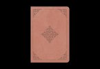 ESV Value Large Print Compact Bible (Trutone, Blush Rose, Fleur-De-Lis Design)