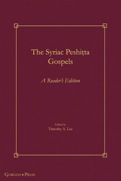 The Syriac Peshi¿ta Gospels