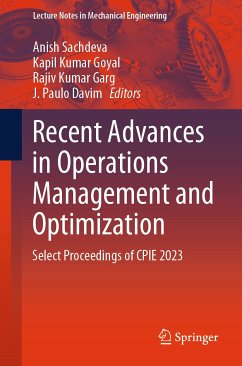 Recent Advances in Operations Management and Optimization (eBook, PDF)