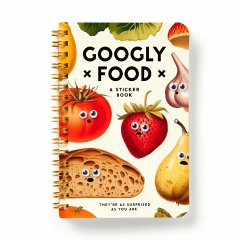 Googly Food Sticker Book - Brass Monkey; Galison