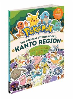 Pokémon the Official Sticker Book of the Kanto Region - Pikachu Press
