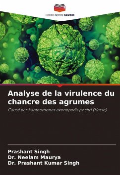 Cover Analyse de la virulence du chancre des agrumes