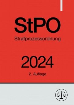 Strafprozessordnung - StPO 2024 - Studier, Ronny