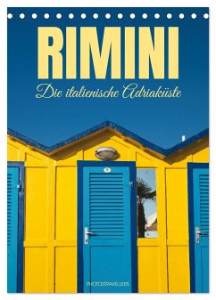 Rimini Die italienische Adriaküste (Tischkalender 2025 DIN A5 hoch), CALVENDO Monatskalender