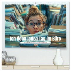 Ich liebe jeden Tag im Büro (hochwertiger Premium Wandkalender 2025 DIN A2 quer), Kunstdruck in Hochglanz - Calvendo;Waurick, Kerstin