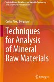 Techniques for Analysis of Mineral Raw Materials