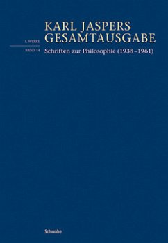 Schriften zur Philosophie (1938-1961) - Jaspers, Karl