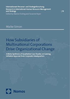Cover How Subsidiaries of Multinational Corporations Drive Organizational Change