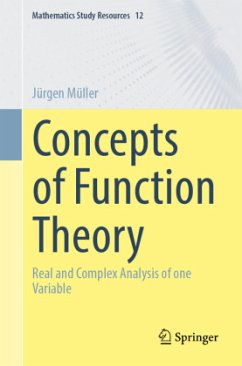 Concepts of Function Theory - Müller, Jürgen