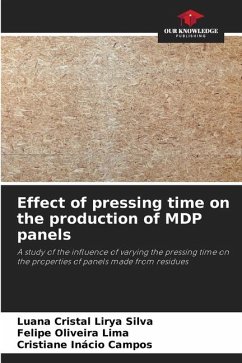 Effect of pressing time on the production of MDP panels - Lirya Silva, Luana Cristal;Oliveira Lima, Felipe;Inácio Campos, Cristiane