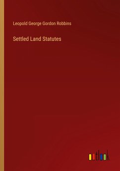 Settled Land Statutes