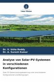 Analyse von Solar-PV-Systemen in verschiedenen Konfigurationen