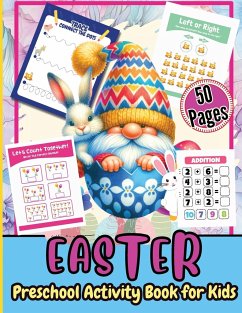 Easter Preschool Activity Book for Kids - Tobba
