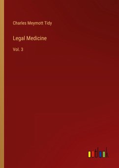 Legal Medicine - Tidy, Charles Meymott