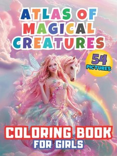 Atlas of Magical Creatures Coloring Book For Girls - D., Victoria