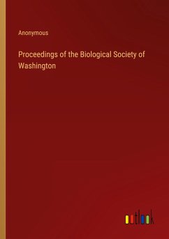 Proceedings of the Biological Society of Washington - Anonymous