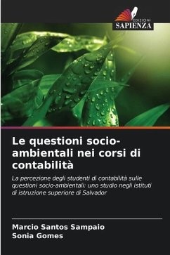 Le questioni socio-ambientali nei corsi di contabilità - Santos Sampaio, Marcio;Gomes, Sonia