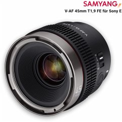 Samyang V-AF T 1,9/45 F Objektiv für Sony E-Mount