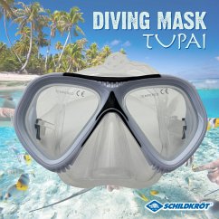 Cover Schildkröt 940043 - Diving Mask Tupai, Tauchmaske, Erwachsenen-Taucherbrille, latexfrei, verstellbar