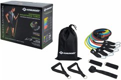 Schildkröt 960125 - Expander Resistance Tubes, 5x Widerstandsbänder mit Zubehör, Fitnessbänder Schildkröt 960125 - Expander Resistance Tubes, 5x Widerstandsbänder mit Zubehör, Fitnessbänder