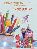 Normans erster Tag im Dinokindergarten. Kinderbuch Deutsch-Englisch