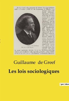 Les lois sociologiques - De Greef, Guillaume