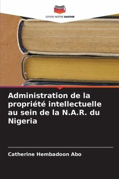 Administration de la propriété intellectuelle au sein de la N.A.R. du Nigeria - Abo, Catherine Hembadoon