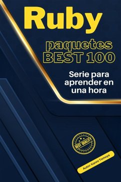 Cover Ruby Paquetes 100 en Punto: Serie de Aprendizaje en 1 Hora, Edición 2024 (eBook, ePUB)