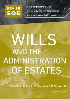 Revise SQE Wills and the Administration of Estates - Hamilton Macdonald, Sheila
