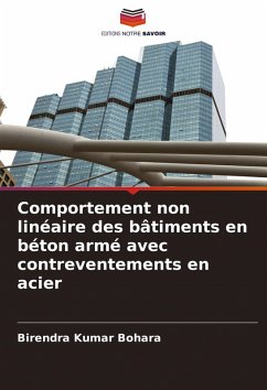 Cover Comportement non linéaire des bâtiments en béton armé avec contreventements en acier