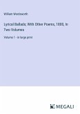 Lyrical Ballads; With Other Poems, 1800, In Two Volumes