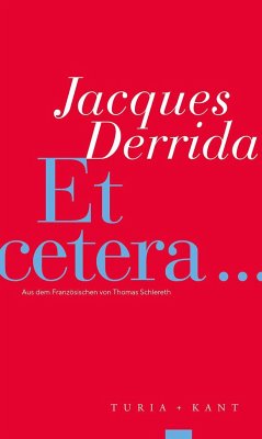 Et cetera - Derrida, Jacques