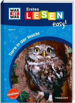 Cover WAS IST WAS Erstes Lesen easy! Band 17. Tiere in der Nacht
