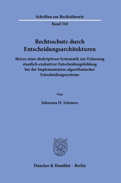 Rechtsschutz durch Entscheidungsarchitekturen. - Schmees, Johannes H.