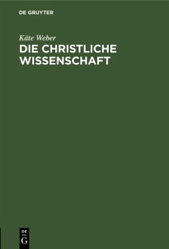 Cover Die christliche Wissenschaft (eBook, PDF)