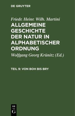 Von Boh bis Bry (eBook, PDF) - Martini, Friedr. Heinr. Wilh.