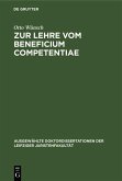 Zur Lehre vom Beneficium Competentiae (eBook, PDF)